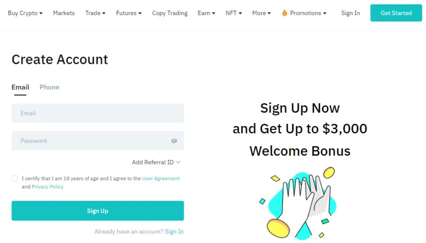 đánh giá sàn Bitmart bước 5