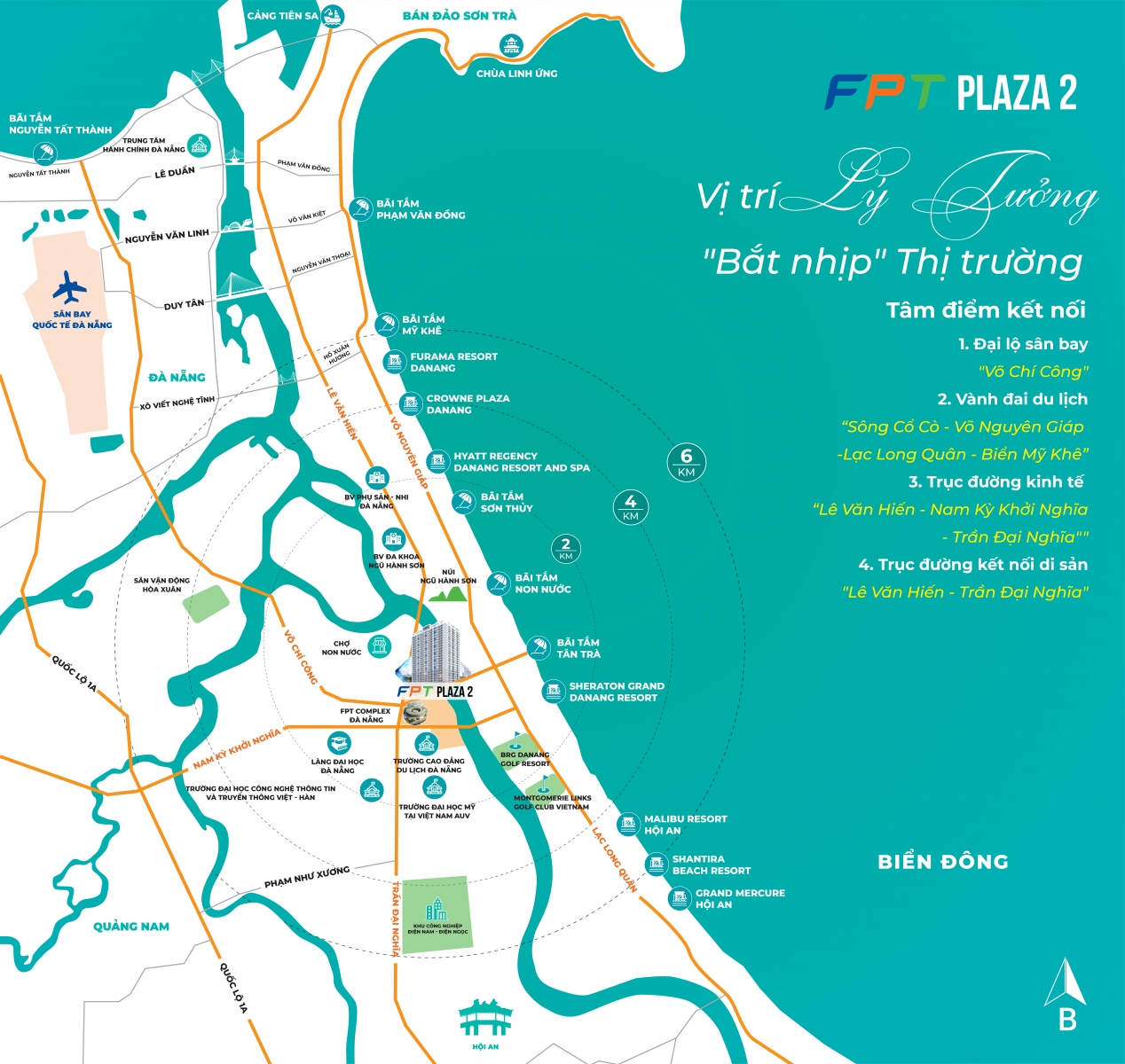 FPT Plaza 2 sở hữu vị trí đắc địa