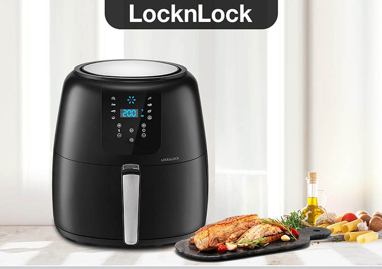 Nồi chiên không dầu LocknLock EJF296BLK (7.2l) Nồi chiên không dầu LocknLock EJF296BLK (7.2l)