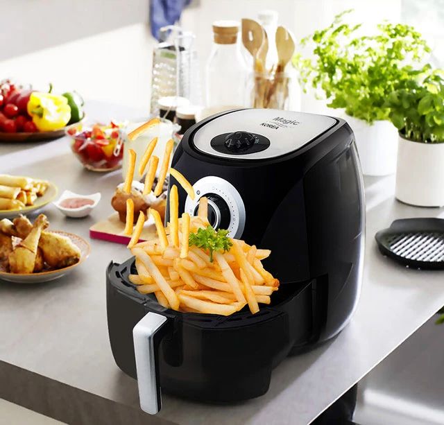 Nồi chiên không dầu Magic A-84 món ăn