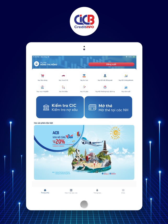 Kiểm tra nợ xấu trên CIC qua ứng dụng iCIC