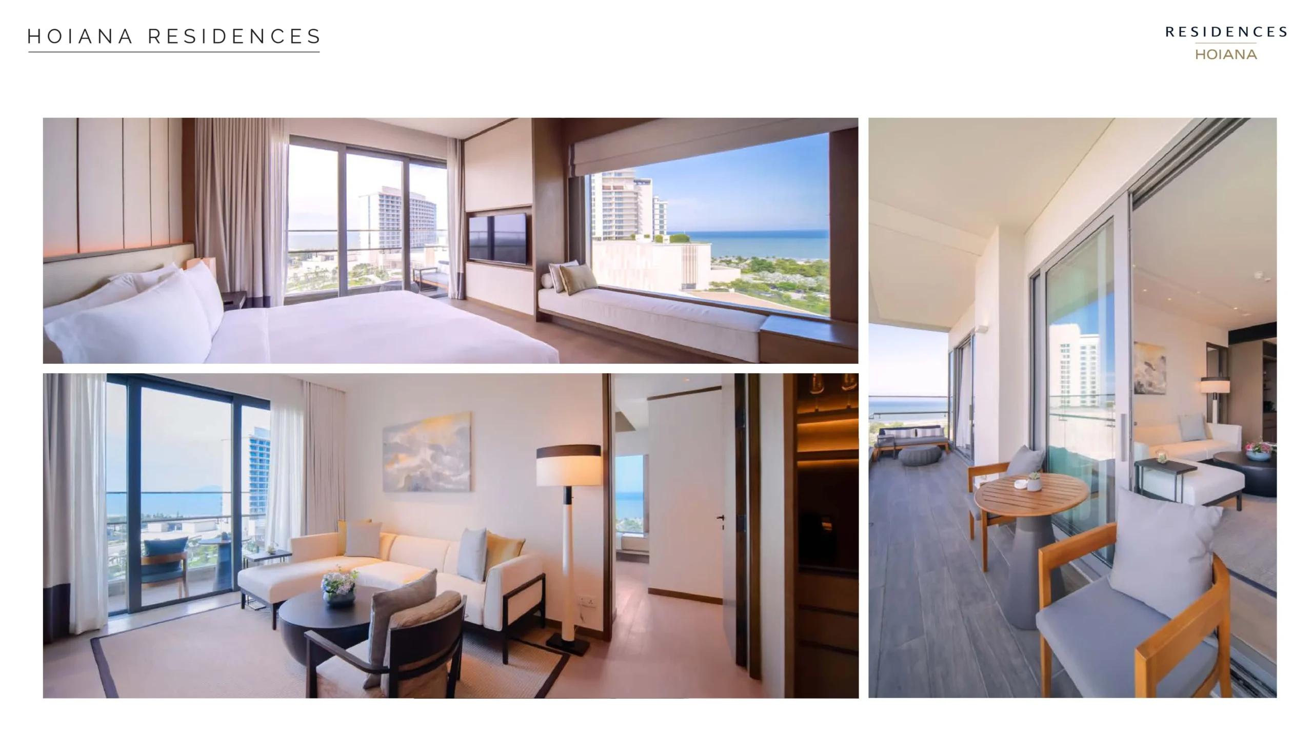 Hoiana Residences nội thất 3 phòng ngủ