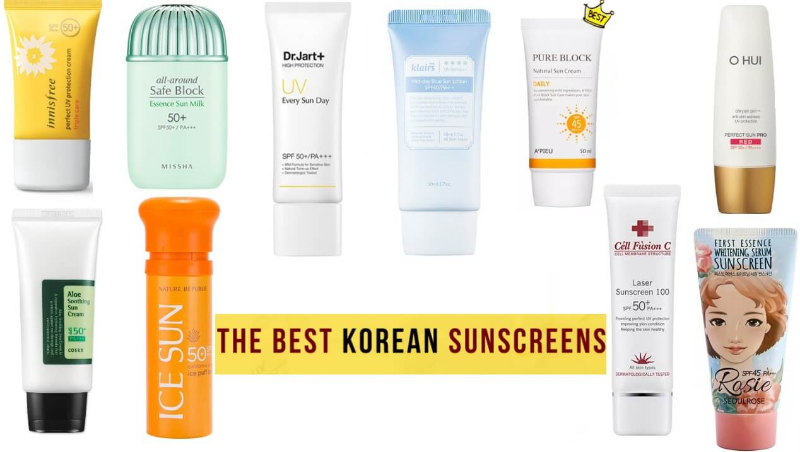 Các loại kem chống nắng Hàn Quốc
