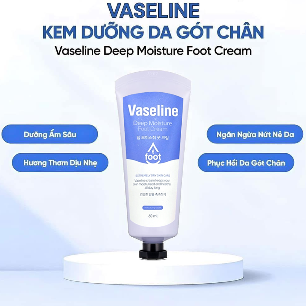 kem dưỡng da gót chân Vaseline
