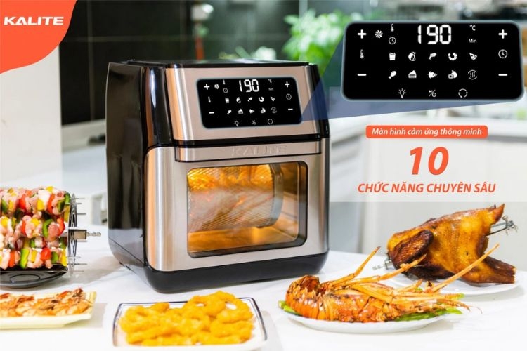  Nồi Chiên Không Dầu Kalite Q10 cho gia đình