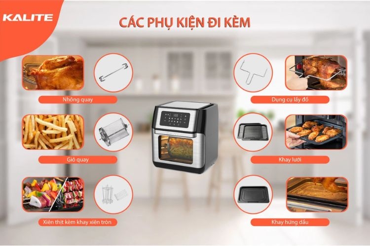 Nồi Chiên Không Dầu Kalite Q10