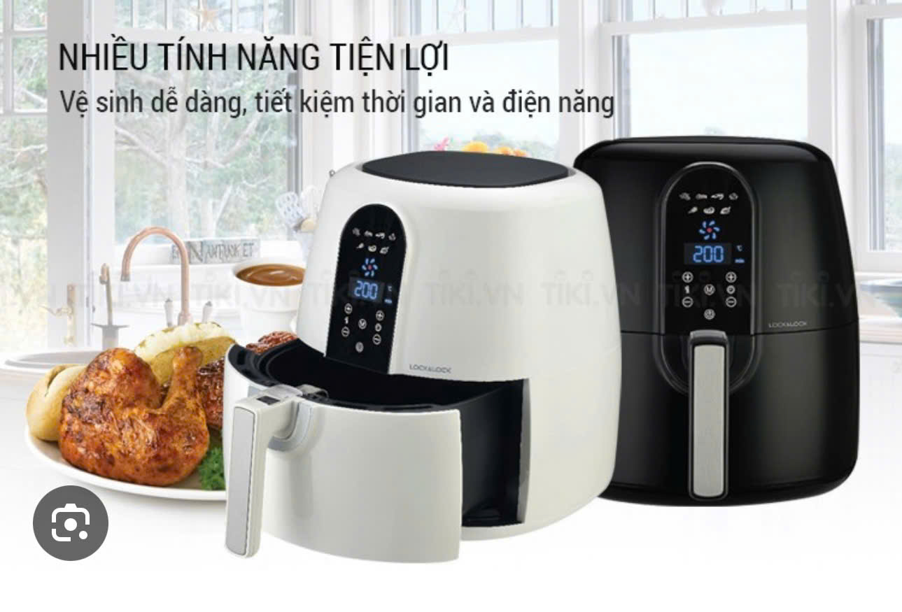 Nồi chiên không dầu với nhiều tính năng tiện lợi