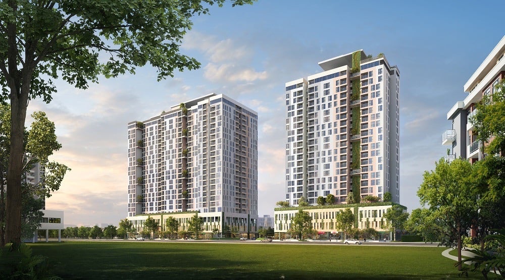 Hình ảnh tổng thể của căn hộ và dự án Urban Green