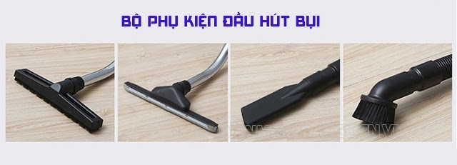 Các loại đầu hút của máy hút bụi ô tô