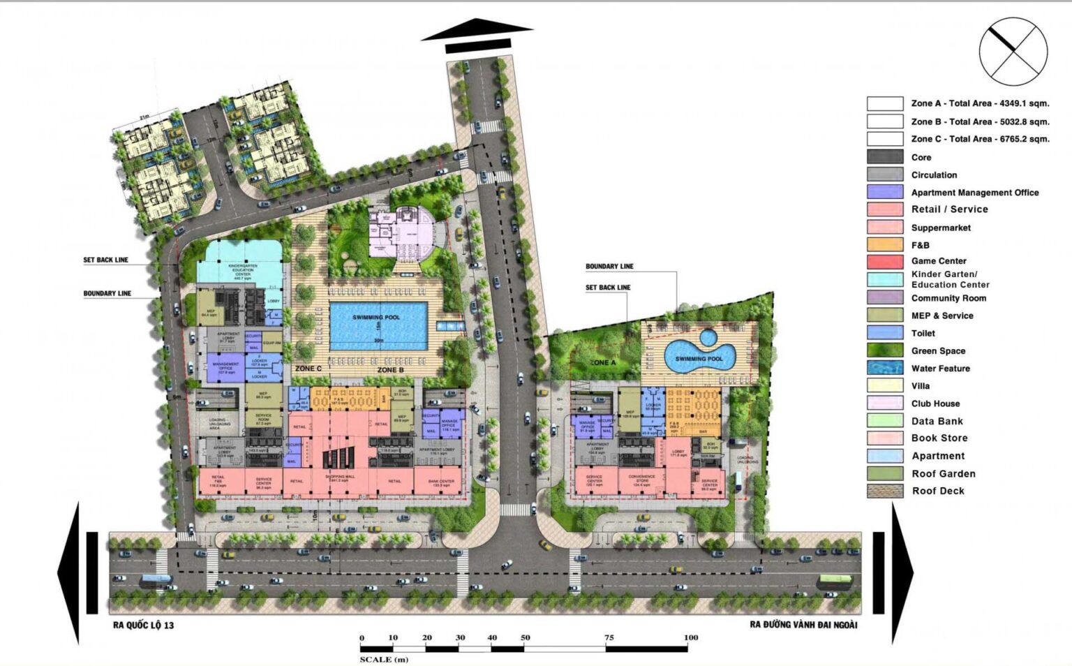 Sơ đồ dự án Urban Green