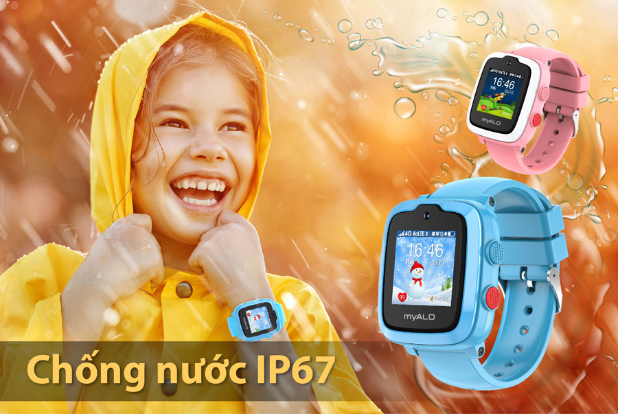 tính năng chống nước của đồng hồ định vị trẻ em viettel