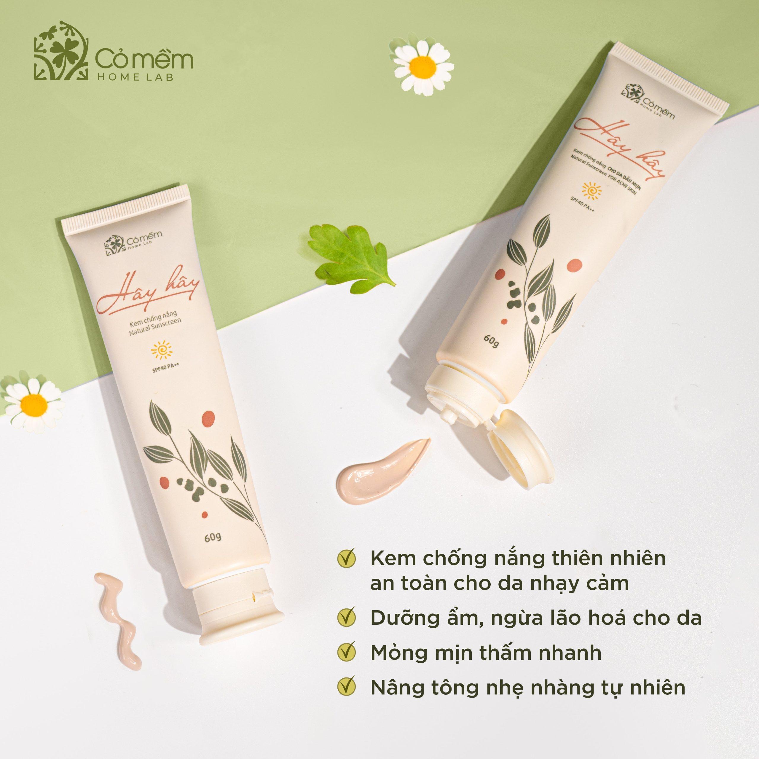 Ưu và nhược điểm của kem chống nắng Cỏ Mềm Hây hây