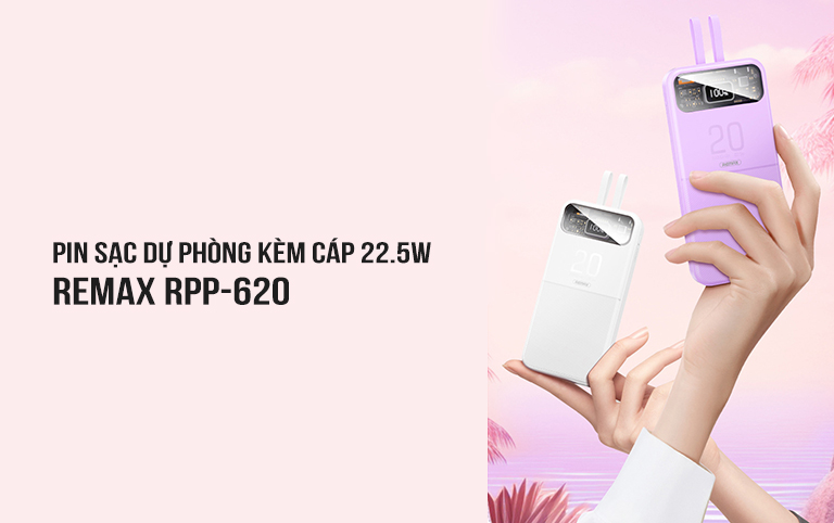 Sạc dự phòng Remax RPP 620