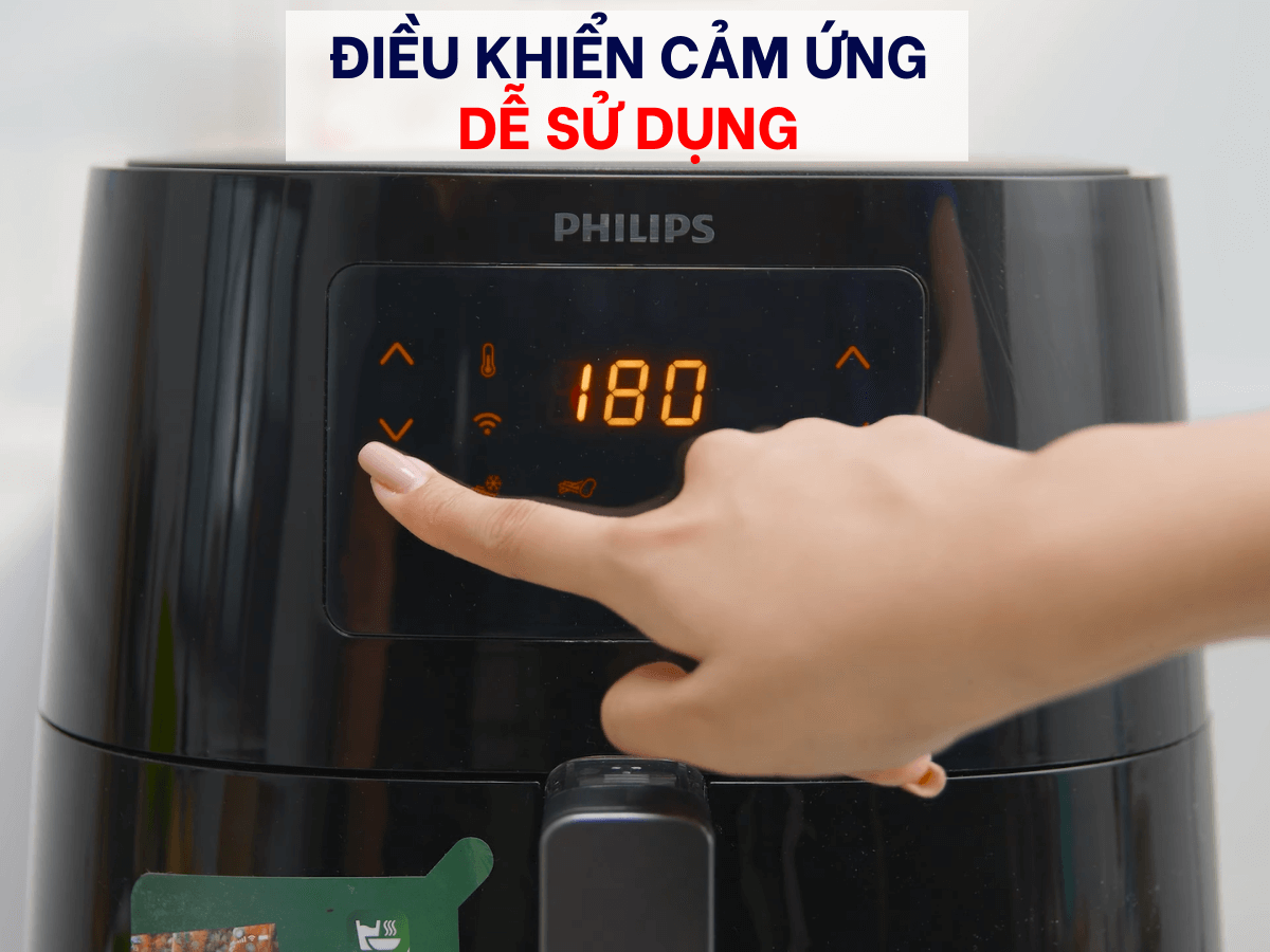 cảm ứng của nồi chiên không dầu Philips HD9280/90