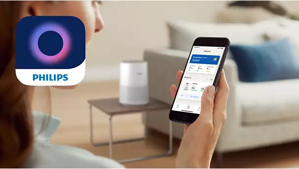ứng dụng máy lọc không khí Philips AC0650/10